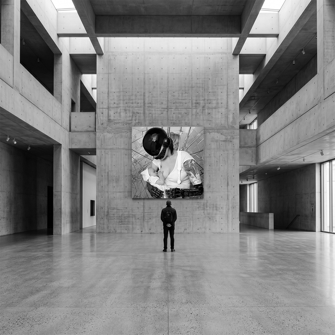 Material feeding in the Louvre (2022)